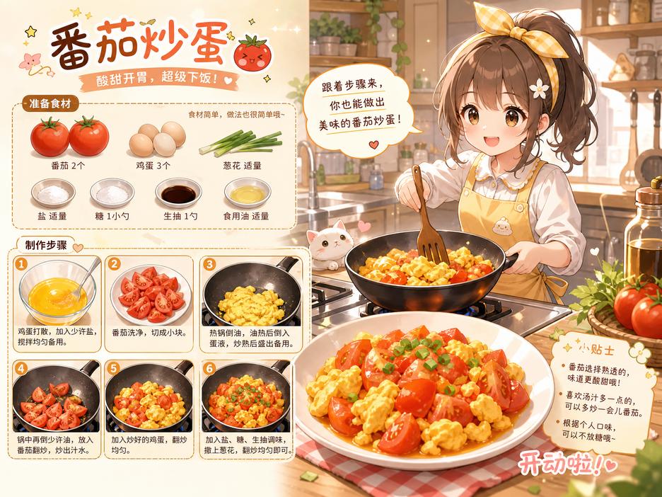 溏心生活技能动漫-烹饪教程